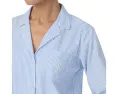 Lauren Ralph Lauren Cotton Woven Long Sleeve Notch Collar PJ Set пижамный набор из хлопка с длинным рукавом