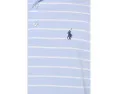 Классическая полосатая хлопковая поло Polo Ralph Lauren с мягким воротником