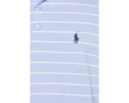 Классическая полосатая хлопковая поло Polo Ralph Lauren с мягким воротником