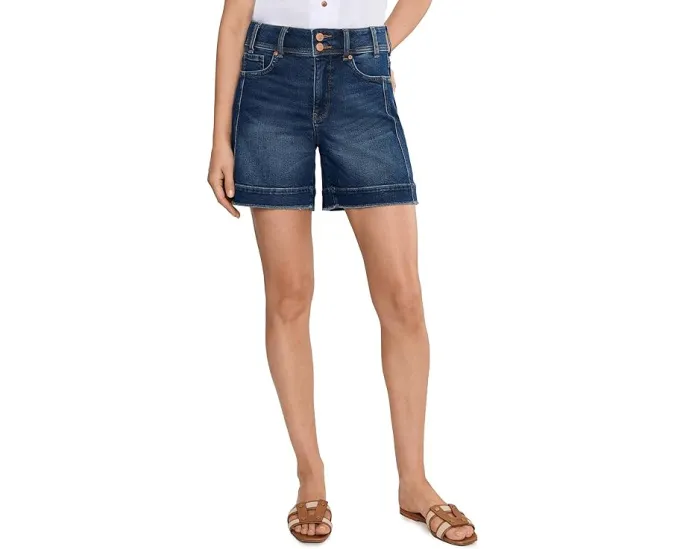 NYDJ шорты Berkyn Relaxed Denim Fray Hem