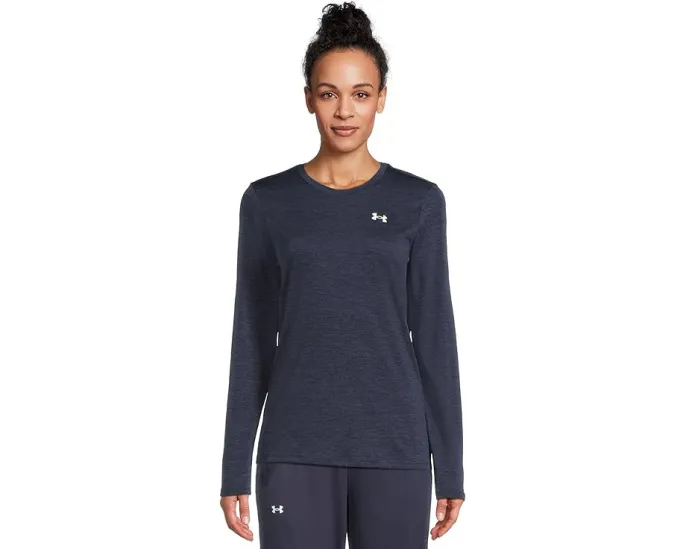 Under Armour футболка Tech Long Sleeve Crew Twist для тренировок с технологией отвода влаги