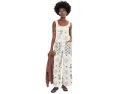 Free People Комбинезон Rising Sun с уникальной вышивкой на жестком дениме