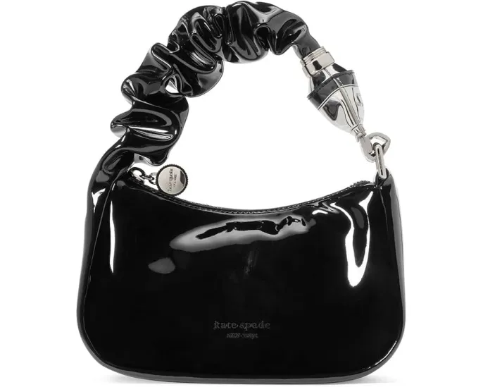 Сумка Kate Spade New York Squeeze из лакированного полиуретана с уникальным ремнем