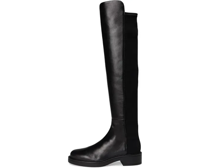 Ботинки Stuart Weitzman 5050 Celia из замши с квадратным каблуком