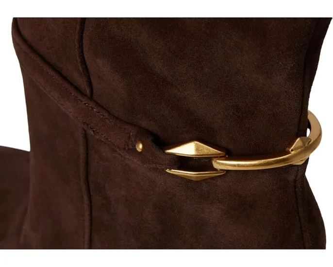 Ботинки Vince Camuto Mirtha до колена для широкой икры из замши с каблуком-шпилькой