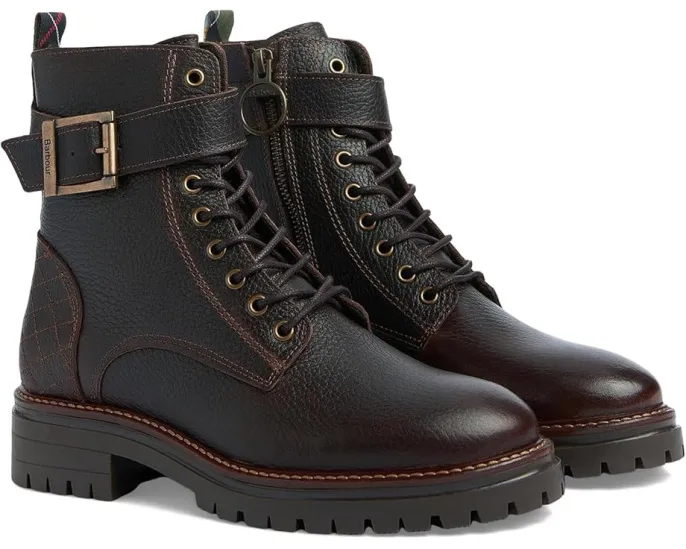 Ботинки Barbour Heidi на шнуровке с широким ремешком на щиколотке