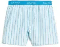 Calvin Klein Хлопковые боксеры Poplin с узором в полоску
