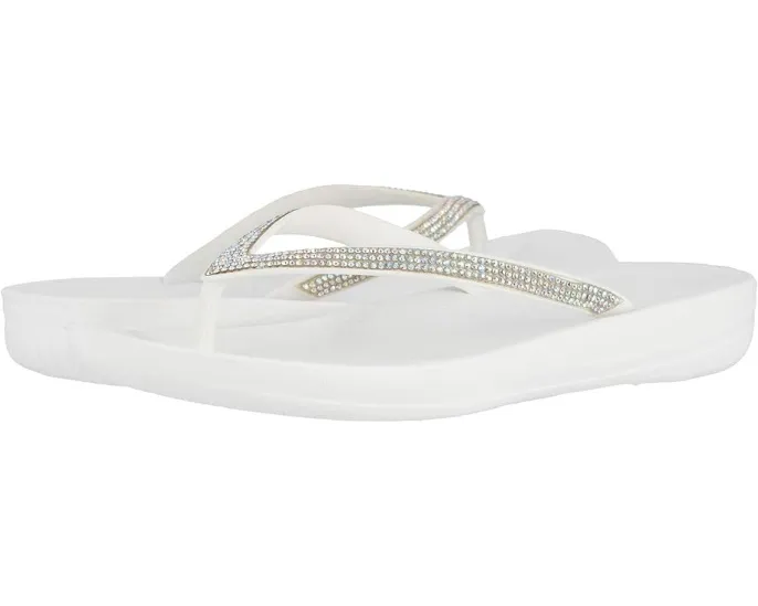 FitFlop шлепанцы Iqushion Sparkle с кристаллами и технологией амортизации