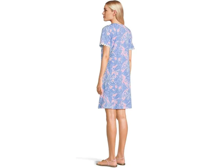 Платье Lilly Pulitzer Cody с коротким рукавом из пима-хлопка