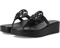 Сандалии Tory Burch Miller Wedge 25 mm с искусственной кожей и стелькой