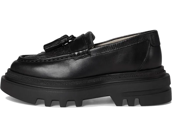 Лоферы AllSaints Beth с кисточками на массивной подошве