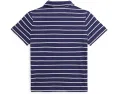 Поло из хлопка и льна Polo Ralph Lauren для малышей