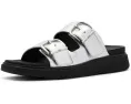 Сандалии FitFlop Gen FF Buckle Tumbled Leather Two Bar на платформе