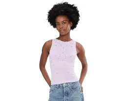 Топ Flirty Flutters Tank с вырезом лодочкой и вышивкой Free People