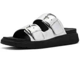Сандалии FitFlop Gen FF Buckle Tumbled Leather Two Bar на платформе