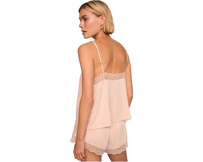 Пижамный комплект Eberjey Kari с кружевной отделкой из мягкого TENCEL Modal