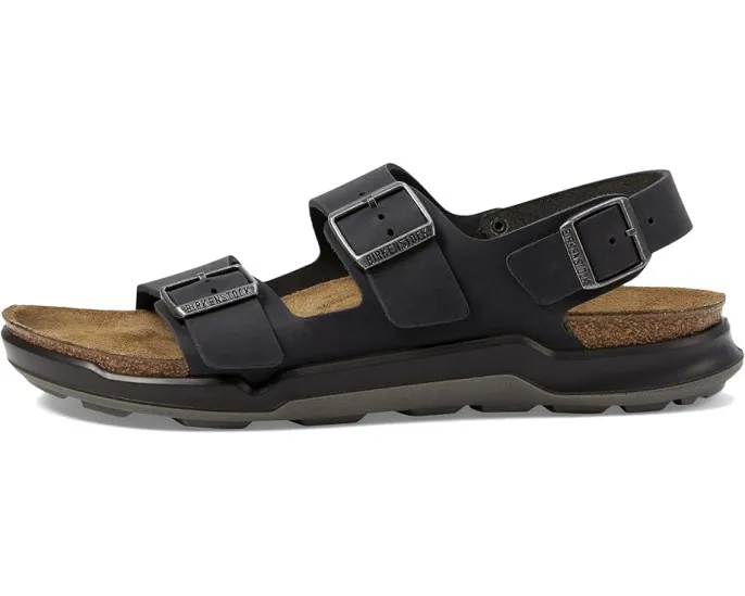 Сандалии Birkenstock Milano Rugged с пробковой стелькой и ремешками