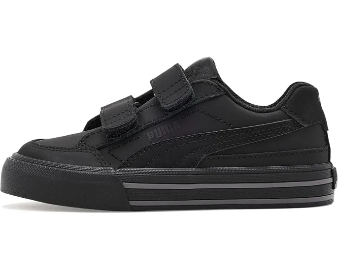 Puma Court Classic Vulc Hook And Loop детские кроссовки на липучках из переработанных материалов