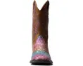 Детские ковбойские сапоги Roper Glitter Rainbow с квадратным носком и блестками