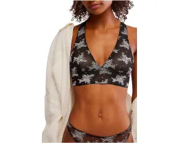 Бралетте Free People Talk About It с V-образным вырезом и хомутиком