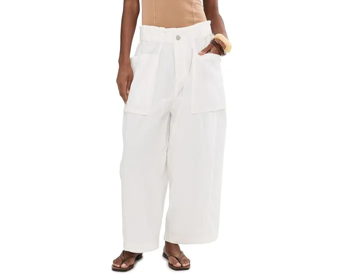 Широкие брюки Free People Costa Straight Harem из денима