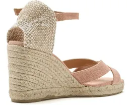 Босоножки CASTANER Bruna Wedge на танкетке из органического хлопка