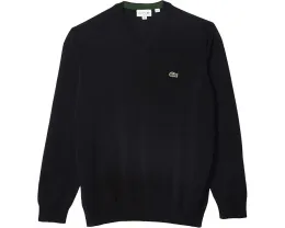 Свитер Lacoste с V-образным вырезом из мягкого хлопка