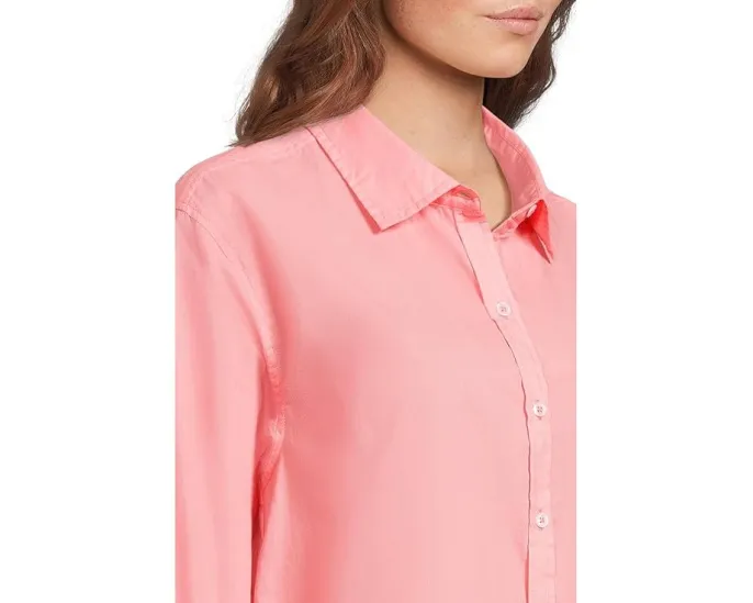 Рубашка Lilla P с длинным рукавом свободного кроя из легкого летнего вуаля