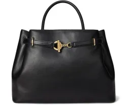 Большая кожаная сумка-сатчел Blaike от Lauren Ralph Lauren