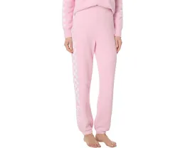 Брюки-джоггеры Barefoot Dreams CozyChic Ultra Lite с клетчатым узором Barbie