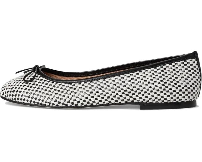 Балетки French Sole Marge из конопляного полотна с бантом и стелькой EVA