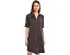 Gauze 1/2 Sleeve Swing Shirtdress