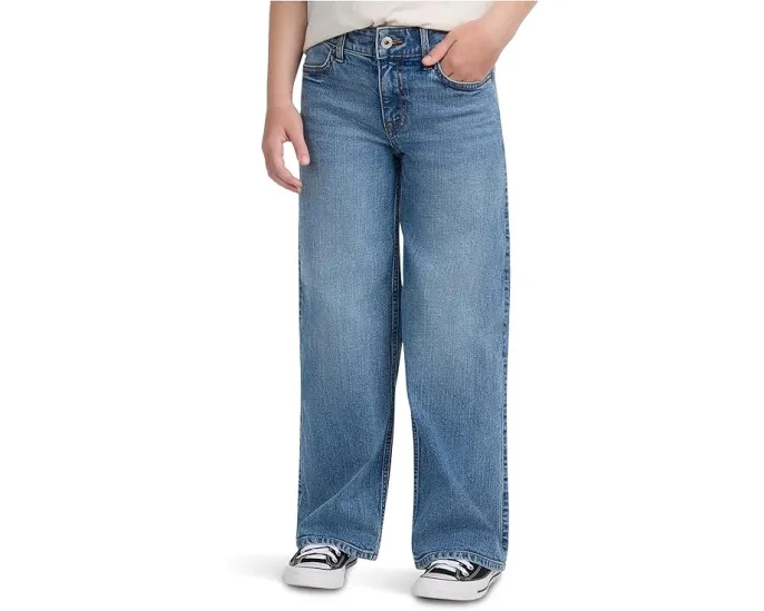 Джинсы abercrombie kids High-Rise Wide Leg с завышенной талией и широкими штанинами