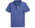 Поло из хлопковой сетки с лошадкой Polo Ralph Lauren Kids для малышей