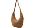 Madewell The Essential Curve Shoulder Bag сумка из замши плетеная