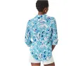 Рубашка Sea View Button-Down от Lilly Pulitzer из льна с принтом