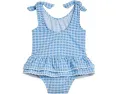 Купальник Snapper Rock Kids Seaside Gingham с юбкой для детей