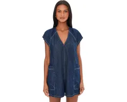 Комбинезон Free Fall Denim из легкого денима с V-образной спинкой и регулируемыми завязками