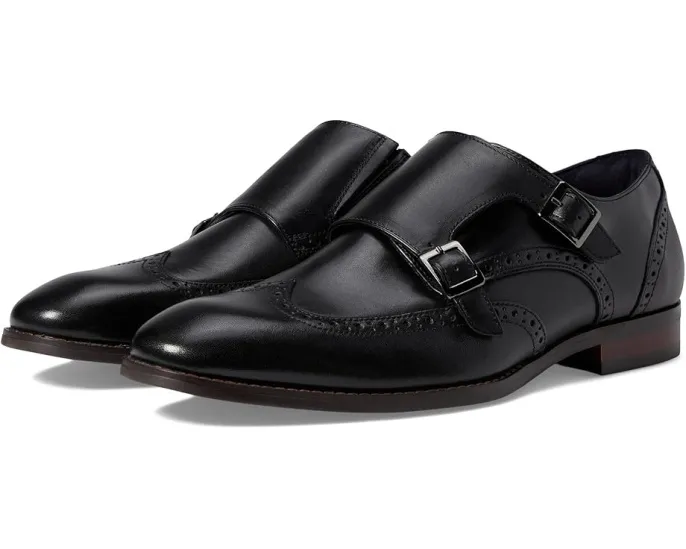 Туфли Stacy Adams Karson Wing Tip с двойной пряжкой и перфорацией