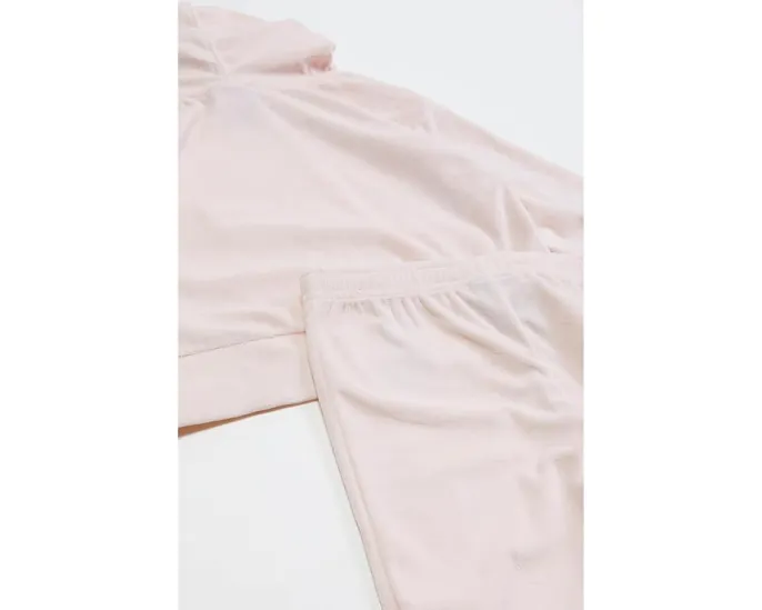 Детский комплект Converse худи и леггинсов-клеш из велюра с логотипом Chuck