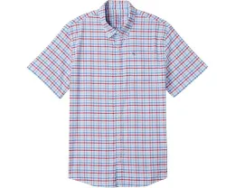 Рубашка Vineyard Vines Kids Heathered OTG с коротким рукавом и охлаждающей тканью brrr