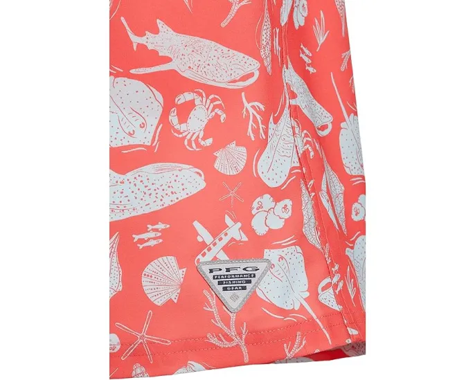 Водные шорты Columbia PFG Rambler Printed для детей с защитой от солнца UPF 50