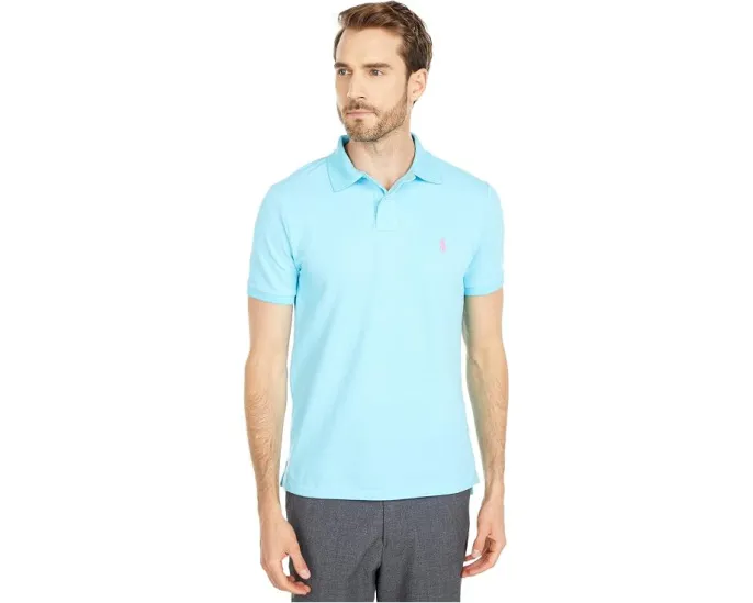 Классическая поло Polo Ralph Lauren The Iconic Mesh с вышитым пони