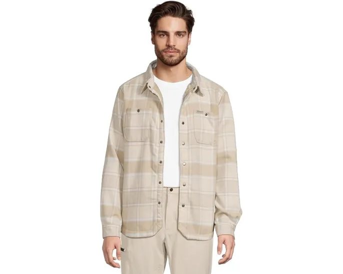 Куртка-рубашка Columbia Windward II с подкладкой из флиса Sherpa и клетчатым рисунком