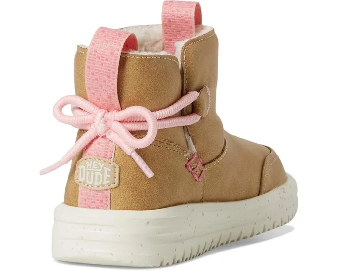 Hey Dude Kids Camden Bow Boots Cozy детские сапожки с искусственным мехом и бантом