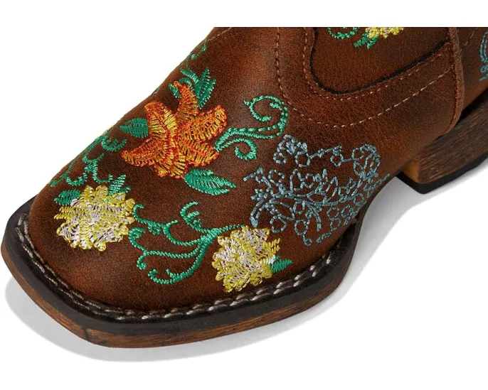 Детские сапоги Roper Bailey Floral с цветочной вышивкой и квадратным носком