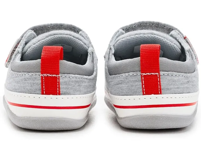 See Kai Run Первые шаги Stevie Mini из денима с гибкой подошвой для малышей