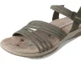 Водостойкие сандалии Skechers Reggae Slim Coffee Run с технологией Stretch Fit и стелькой Memory Foam
