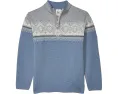 Свитер Dale of Norway Moritz из мериносовой шерсти с рисунком и четверть-молнией