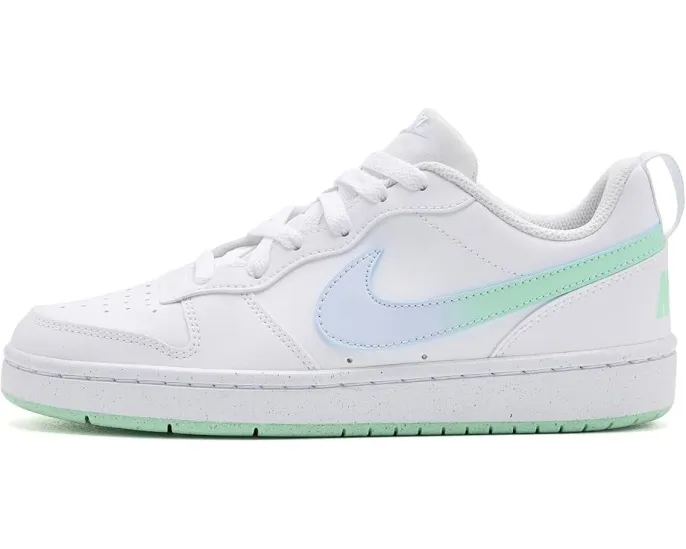 Кроссовки Nike Court Borough Low Fade для детей White/Arctic Green/Football Grey